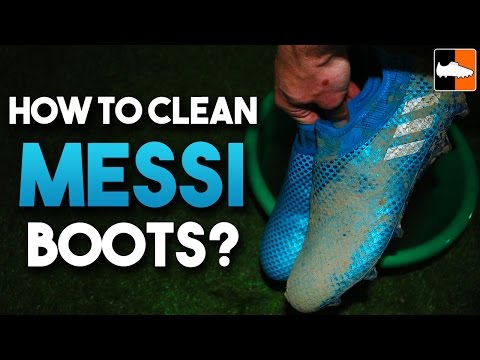 How to clean Messi 16 PureAgility Football Boots | adidas MESSI16+ Soccer Cleats - UCs7sNio5rN3RvWuvKvc4Xtg