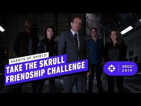 Chloe Bennet, Clark Gregg and Marvel’s Agents of SHIELD Take a FRIENDSHIP CHALLENGE - Comic Con 2019 - UCKy1dAqELo0zrOtPkf0eTMw