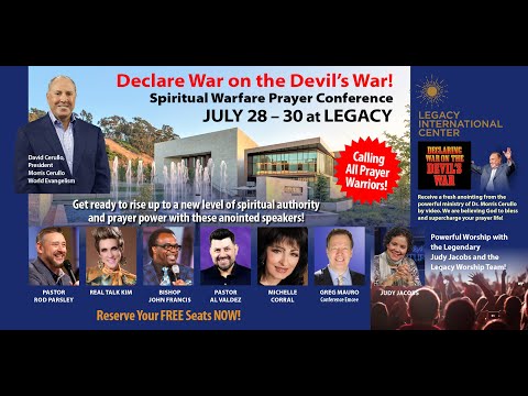 Rod Parsley, Real Talk Kim, Judy Jacobs, Bishop John Francis, Michelle Corral July 28-23 at Legacy!