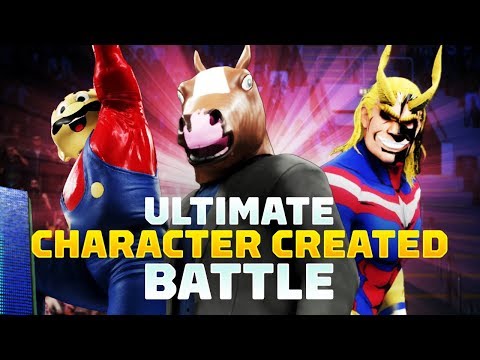 WWE 2K19 - Batman vs All Might vs Mario? Ultimate Create-a-Wrestler Battle Royale - UCKy1dAqELo0zrOtPkf0eTMw