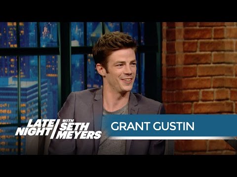 The Flash Star Grant Gustin Got Turned Away at a Comic-Con Party - Late Night with Seth Meyers - UCVTyTA7-g9nopHeHbeuvpRA