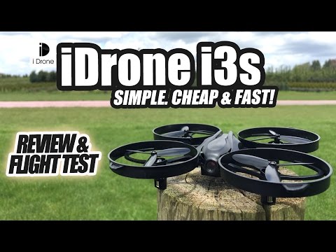 iDrone i3S Quadcopter - FUN AND EASY - Beginner Drone - UCwojJxGQ0SNeVV09mKlnonA