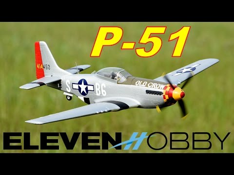 ELEVEN HOBBY BANGGOOD P-51 Mustang OLD CROW 1100mm Flight Demo - UCdnuf9CA6I-2wAcC90xODrQ