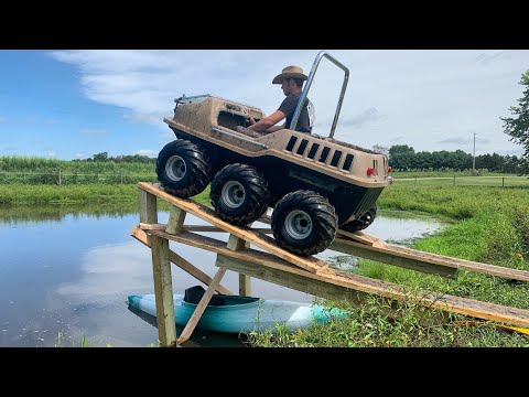 MAX 6x6 hits a MASSIVE JUMP into pond - UCdqp0KK_Io7TwK5cJMBvB0Q