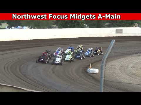Grays Harbor Raceway - July 20, 2024 - Northwest Focus Midgets A-Main - dirt track racing video image