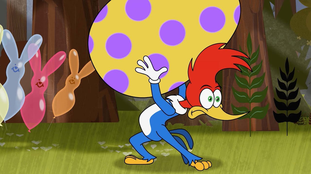 Playing the Easter egg game + More Episodes | Woody Woodpecker