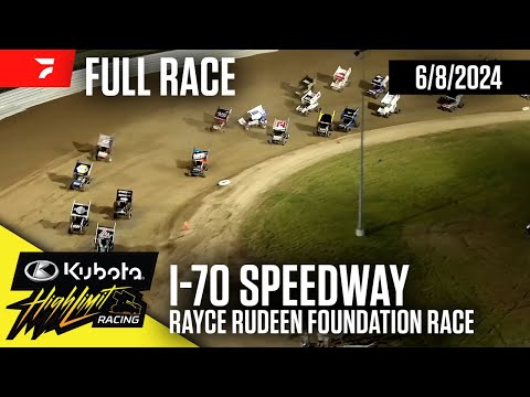 FULL RACE: Kubota High Limit Racing at I-70 Speedway 6/8/2024 - dirt track racing video image