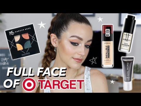 FULL FACE OF DRUGSTORE MAKEUP FROM TARGET - UC8v4vz_n2rys6Yxpj8LuOBA