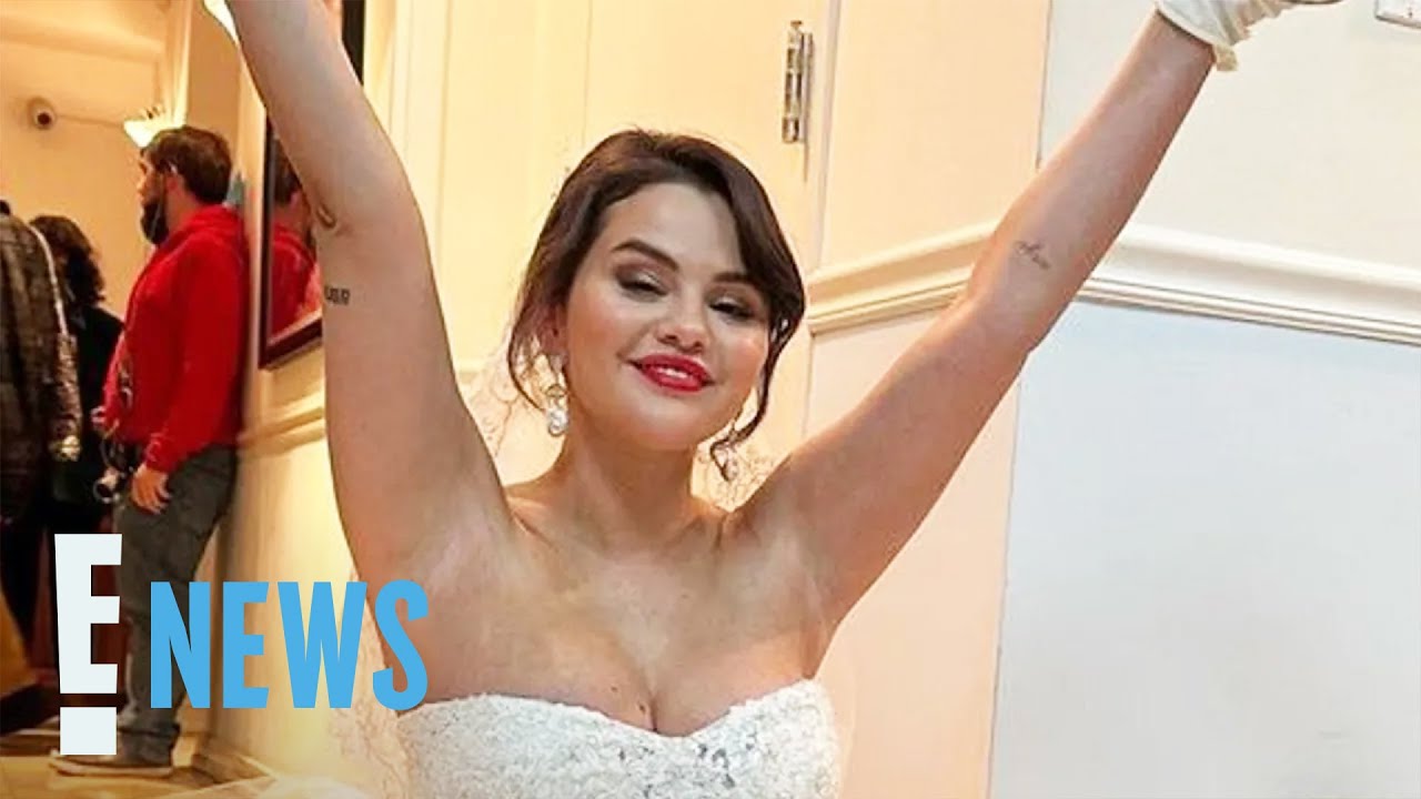 Selena Gomez Rocks a WEDDING DRESS in New Photos | E! News