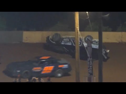 Tempers Flare after Flip in Thunder Bomber Feature at Lancaster Motor Speedway 6/21/2024 - dirt track racing video image