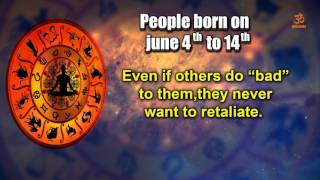 Basic Characteristics of people born between June 4th to June 14th