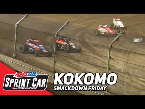 Friday Prelim Highlights | 2023 USAC Sprint Car Smackdown at Kokomo Speedway - dirt track racing video image