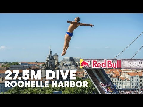 27.5M High Dives into the Rochelle Harbor - Red Bull Cliff Diving 2015 - UCblfuW_4rakIf2h6aqANefA