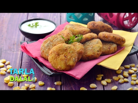 Corn Fritters, Indian evening snack by Tarla Dalal - UCYRRwNWXxCKFaVjFuXo1I8Q