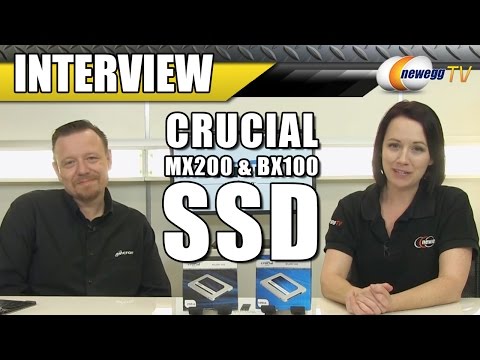 Crucial MX200 & BX100 SSD Interview - Newegg TV - UCJ1rSlahM7TYWGxEscL0g7Q