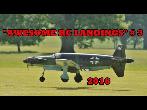 "AWESOME RC LANDINGS" - WW2 FIGHTERS LANDING COMPILATION # 3 - 2016 - UCMQ5IpqQ9PoRKKJI2HkUxEw