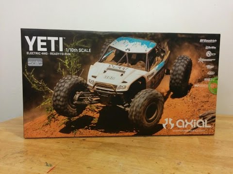 New Axial 1/10 Yeti Brushless 4WD Rock Racer Unboxing - UCNtXmuevdSsl2_xscdGJMhQ