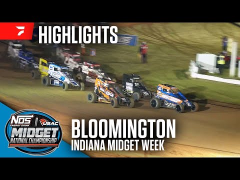 USAC Indiana Midget Week at Bloomington Speedway 6/7/24 | Highlights - dirt track racing video image