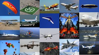Aircraft - Airplanes / Aeroplanes & Air Vehicles - Kids & Childrens Educational Video