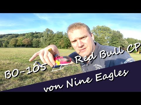 Nine Eagles Robbe BO-105 Red Bull CP im Outdoorflug, ein Modellhelikopter - UCNWVhopT5VjgRdDspxW2IYQ