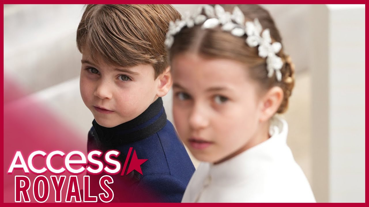 Prince Louis & Princess Charlotte Steal The Show In Behind-The-Scenes Coronation Footage