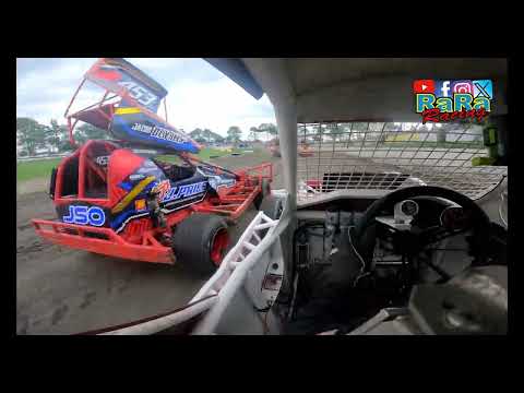 Onboard Brisca F1 Stockcar FRL79 Louw de Vries - Heat 3 - 8 september 2024 ACON Autocross RaRaRacing - dirt track racing video image