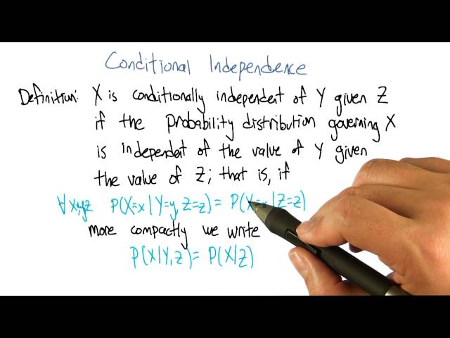 What is Conditional Independence in Machine Learning?