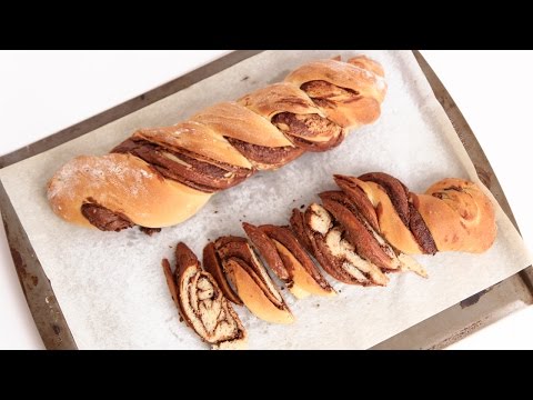 Braided Nutella Bread Recipe - Laura Vitale - Laura in the Kitchen Episode 824 - UCNbngWUqL2eqRw12yAwcICg