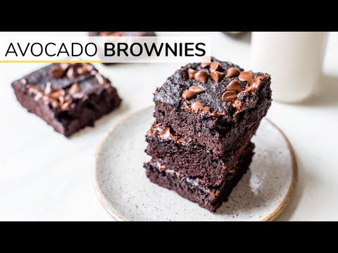 Double Chocolate Avocado Brownies | Clean & Delicious - UCj0V0aG4LcdHmdPJ7aTtSCQ