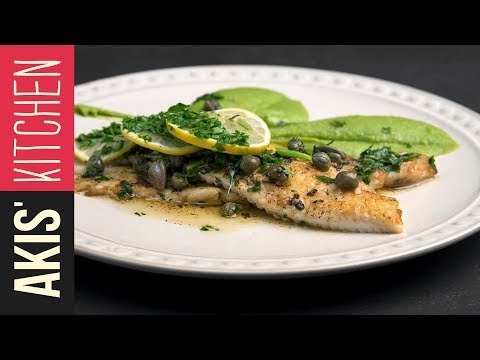 Sole Meuniere with mashed peas  | Akis Kitchen - UCcbNHNmULeU1OoNylpPIRQQ