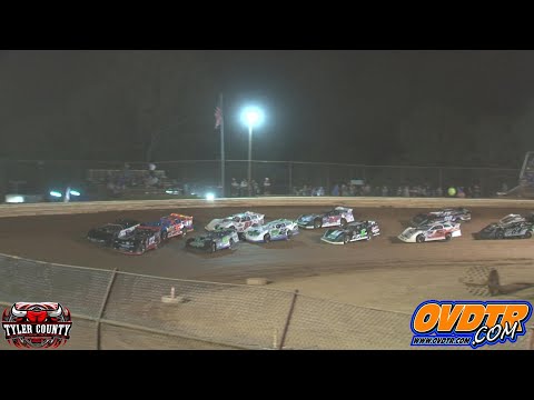 Tyler County Speedway Steel Block Late Model Series &amp; Super Late Model Features 4-27-24 - dirt track racing video image