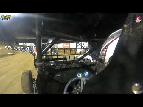 #9 Abigayle Lett - POWRi 305 Sprint - 9-3-2023 Lake Ozark Speedway - In Car Camera - dirt track racing video image