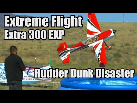 91" Extreme Flight Extra 300 EXP - Rudder Dunk Disaster - UCvrwZrKFfn3fxbkpiSIW4UQ