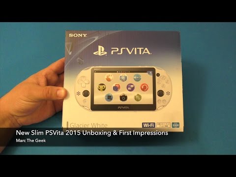 New Slim PSVita 2015 Unboxing & First Impressions - UCbFOdwZujd9QCqNwiGrc8nQ