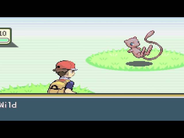 How do you cheat on Mew in Pokemon Fire Red?