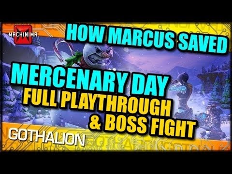 How Marcus Saved Mercenary Day Full Playthrough and Boss Fight w/Bahroo - UCPSs4Z7XSBruCw97Vjfy76A