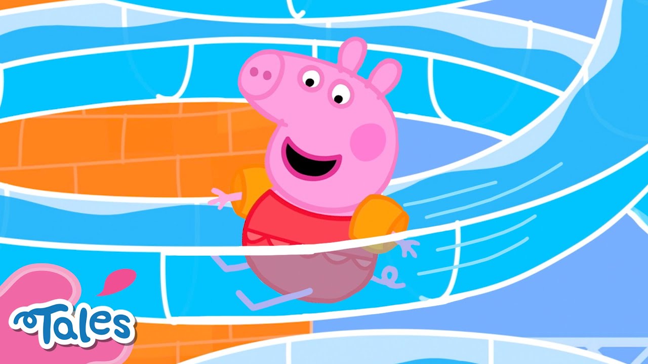 The SUPER FAST Waterslide! 💦 | Peppa Pig Tales