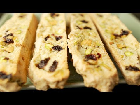 Cranberry Pistachio Biscotti Recipe Demonstration - Joyofbaking.com - UCFjd060Z3nTHv0UyO8M43mQ