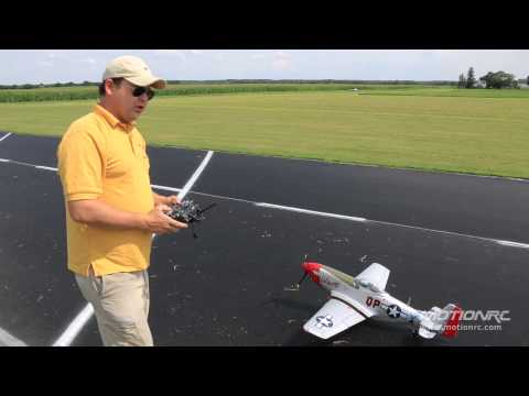 Freewing P 51 Mustang with Sound System Flight Demo - UCubk5oFcnH0G47QJsj22fKw