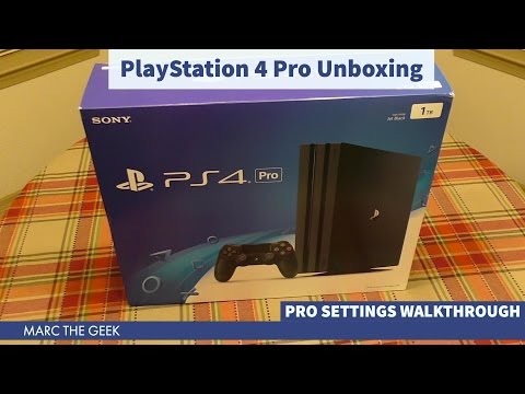 PS4 Pro Unboxing & Pro Settings Walkthrough - UCbFOdwZujd9QCqNwiGrc8nQ