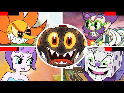 Cuphead - All Bosses with Healthbars - UC-2wnBgTMRwgwkAkHq4V2rg