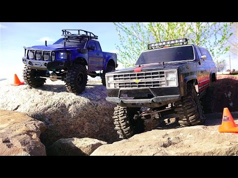 RC ADVENTURES - Vaterra Ascender 4x4 vs G-Made Komodo 4x4 - Chevy K5 Blazer vs Ford? - UCxcjVHL-2o3D6Q9esu05a1Q