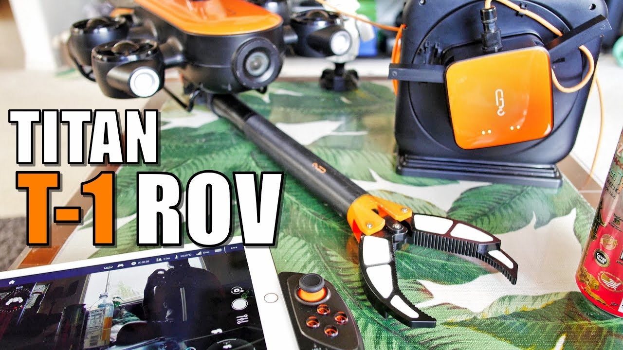 Geneinno TITAN T1 Underwater ROV with CLAW Review - Part 1 - [Unboxing ...