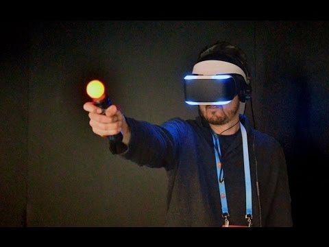 GDC 2014: Sony Project Morpheus PS4 VR Headset Gameplay - The Castle - UCx78qBGQl-oCvGwX-MaVRgA