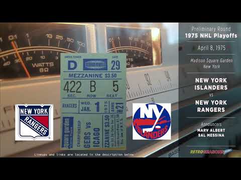 NHL Playoffs G1 - New York Islanders vs New York Rangers - Radio Broadcast video clip