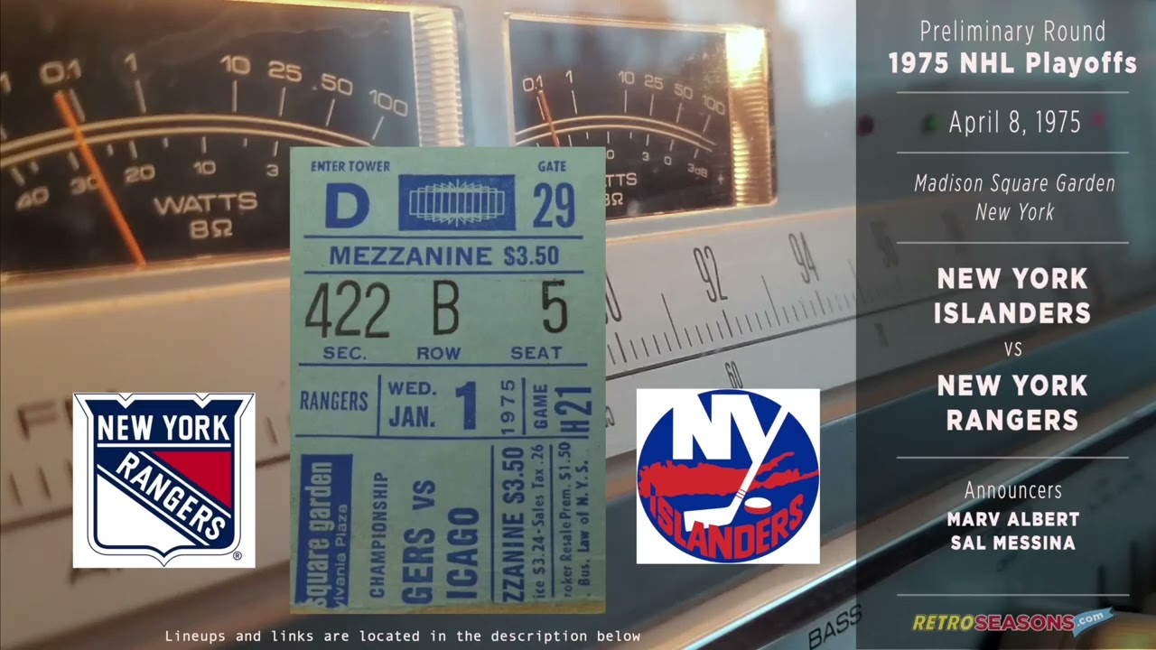 NHL Playoffs G1 - New York Islanders vs New York Rangers - Radio Broadcast video clip