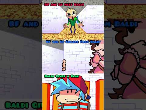 FNF BF and GF lovers escape in fear All Phases // NEW UPDATE #fnf #new #fnfmod  #funny