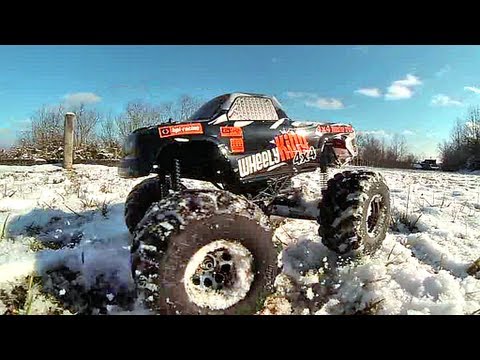 HPI Wheely King RC Monster Truck Owns The Snow - UCYWhRC3xtD_acDIZdr53huA