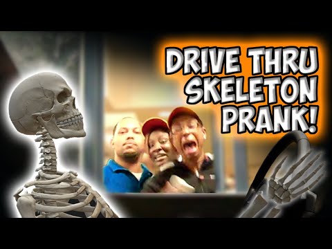 Drive Thru Skeleton Driver Prank - UCCsj3Uk-cuVQejdoX-Pc_Lg