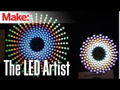 The LED Artist at Maker Faire Bay Area 2014 - UChtY6O8Ahw2cz05PS2GhUbg